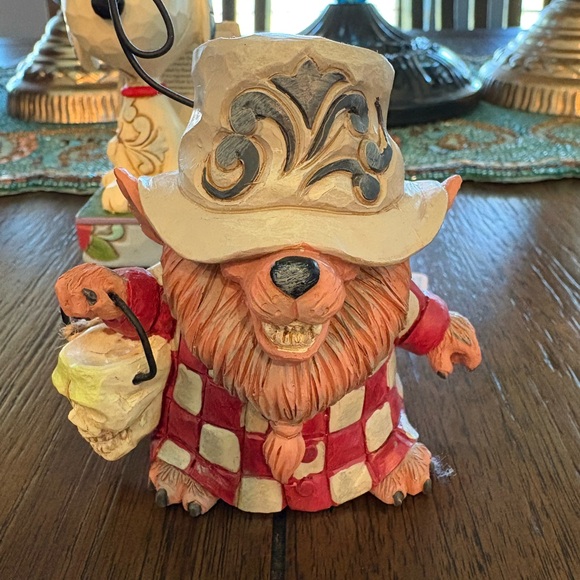 Jim Shore Snoopy and Woodstock with Floral Accents/Werewolf with Moon Figurine - Picture 6 of 7